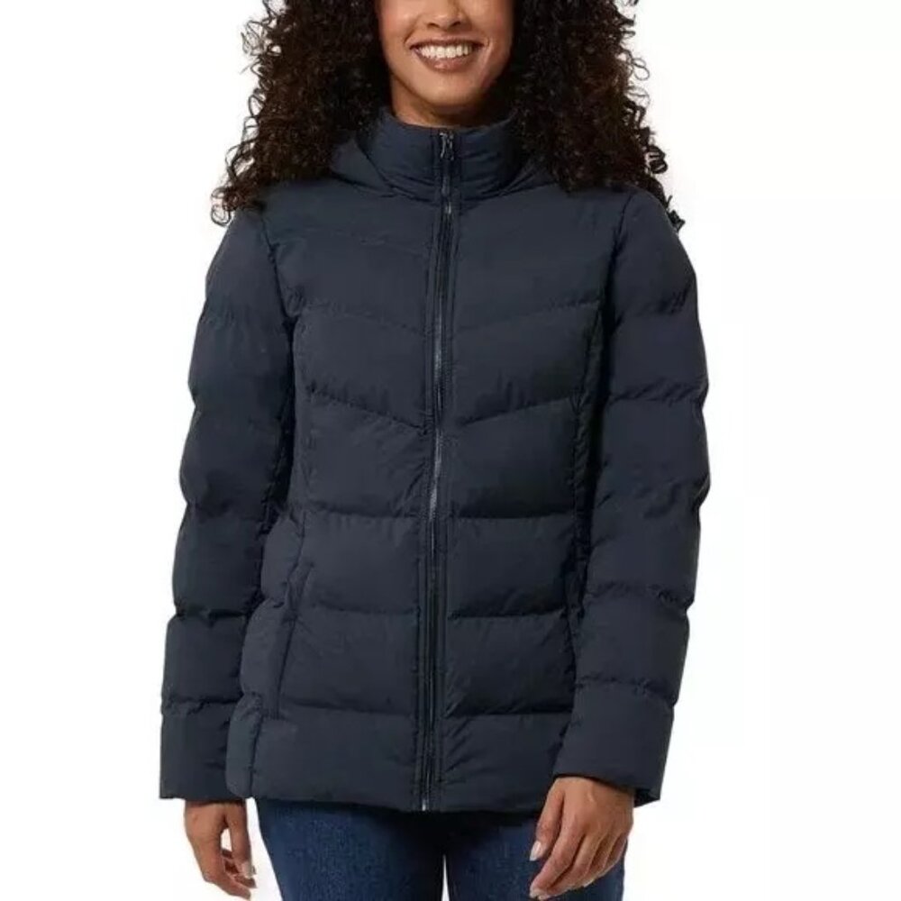 NWOT 32 Degrees Heat Womens Winter Hooded Quilted Jacket Size Medium $125 JK612